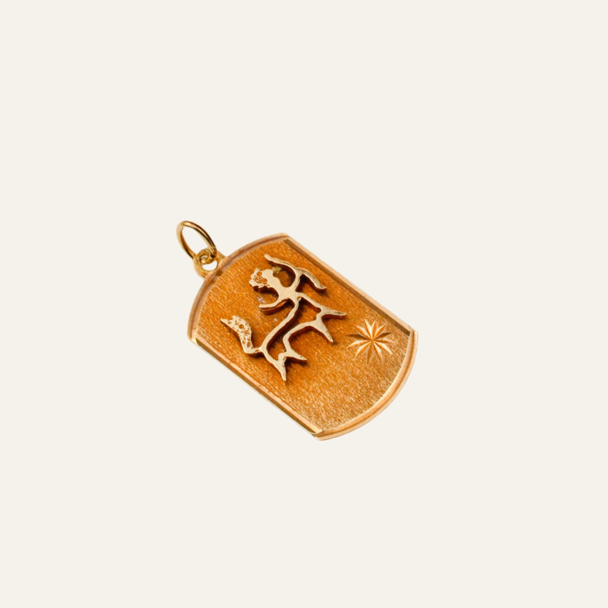 Sagittarius Dog Tag Charm