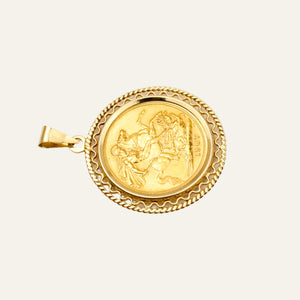 22k Sovereign Coin Pendant