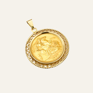 22k Sovereign Coin Pendant