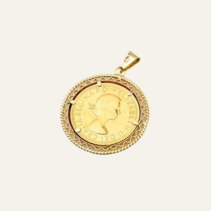 22k Sovereign Coin Pendant