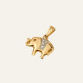 Diamond Elephant Charm
