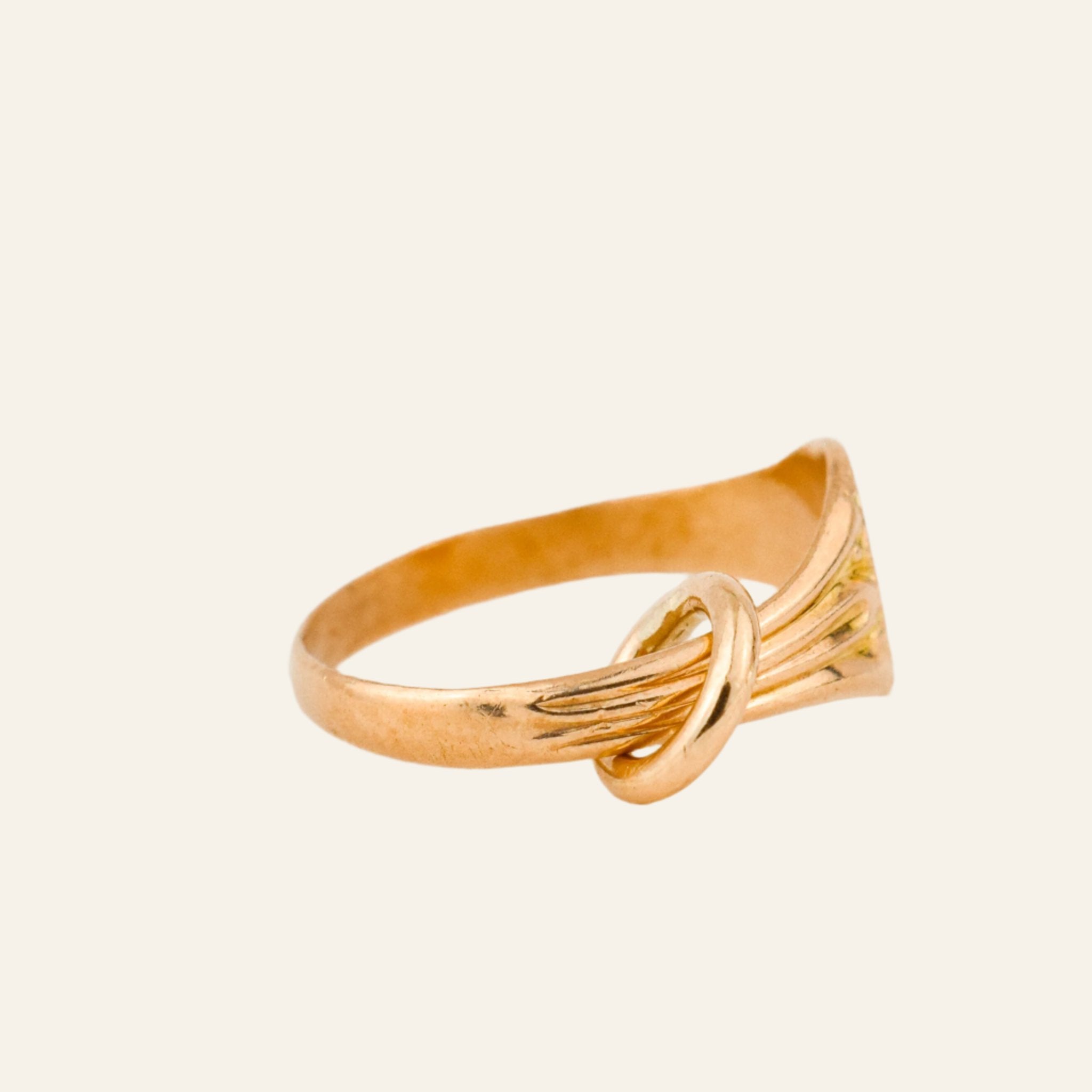 vintage 'M' Signet Ring Charm