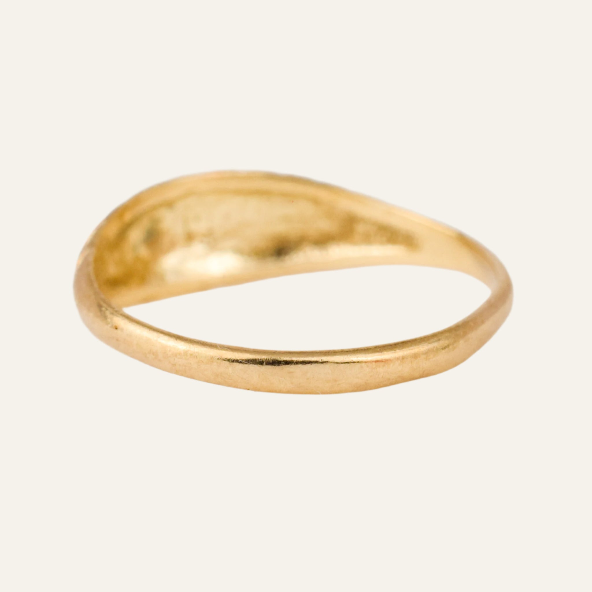 Diamond Cut Domed Ring