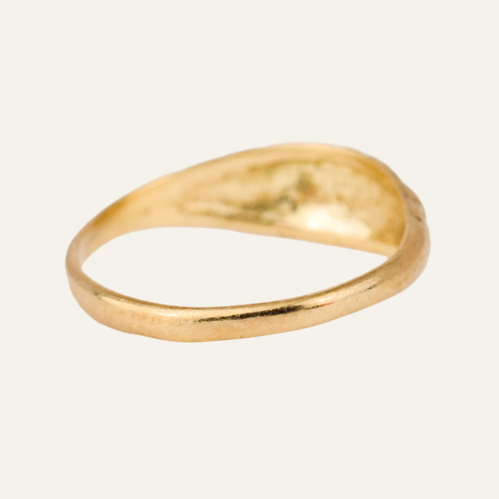 Diamond Cut Domed Ring