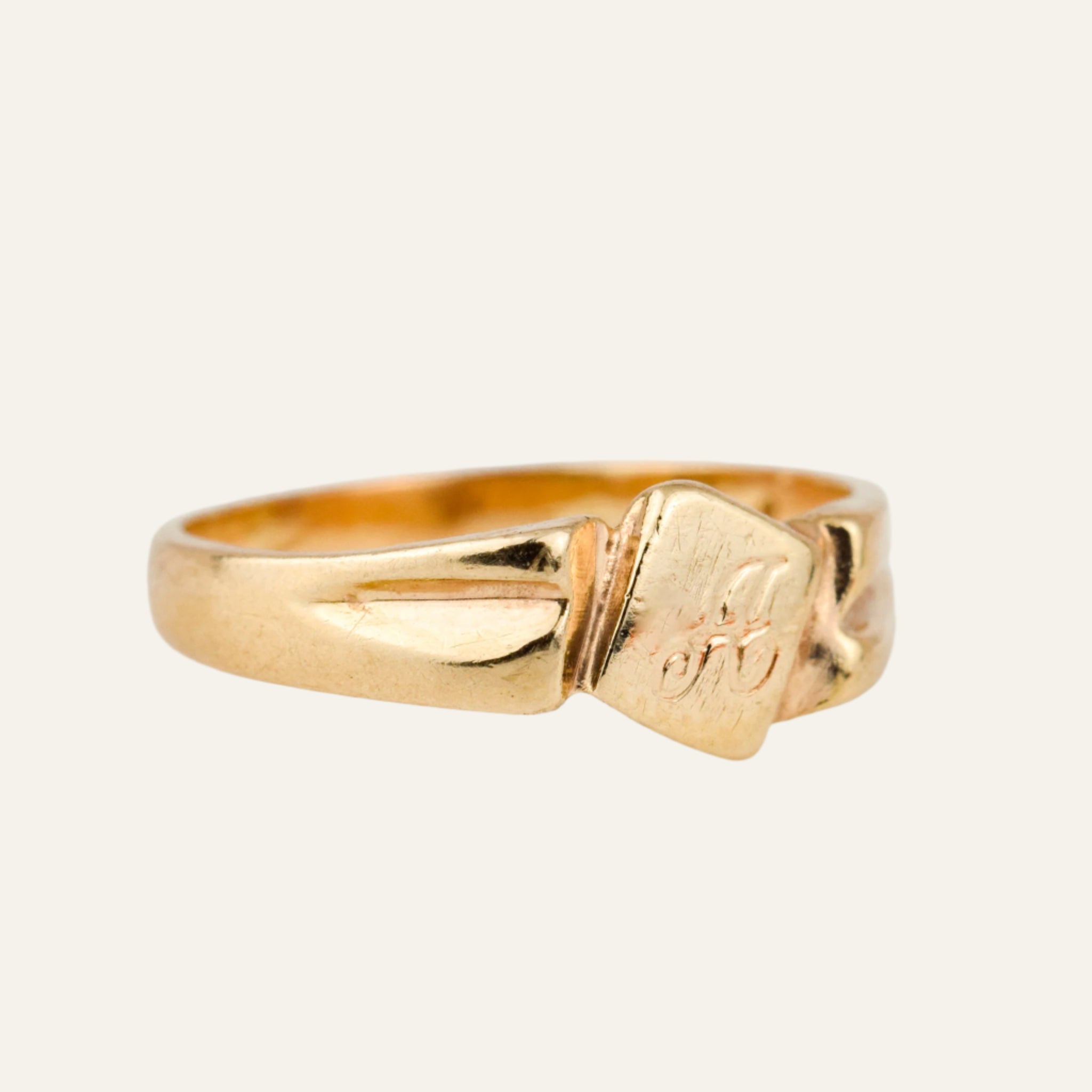 'A' Signet Ring
