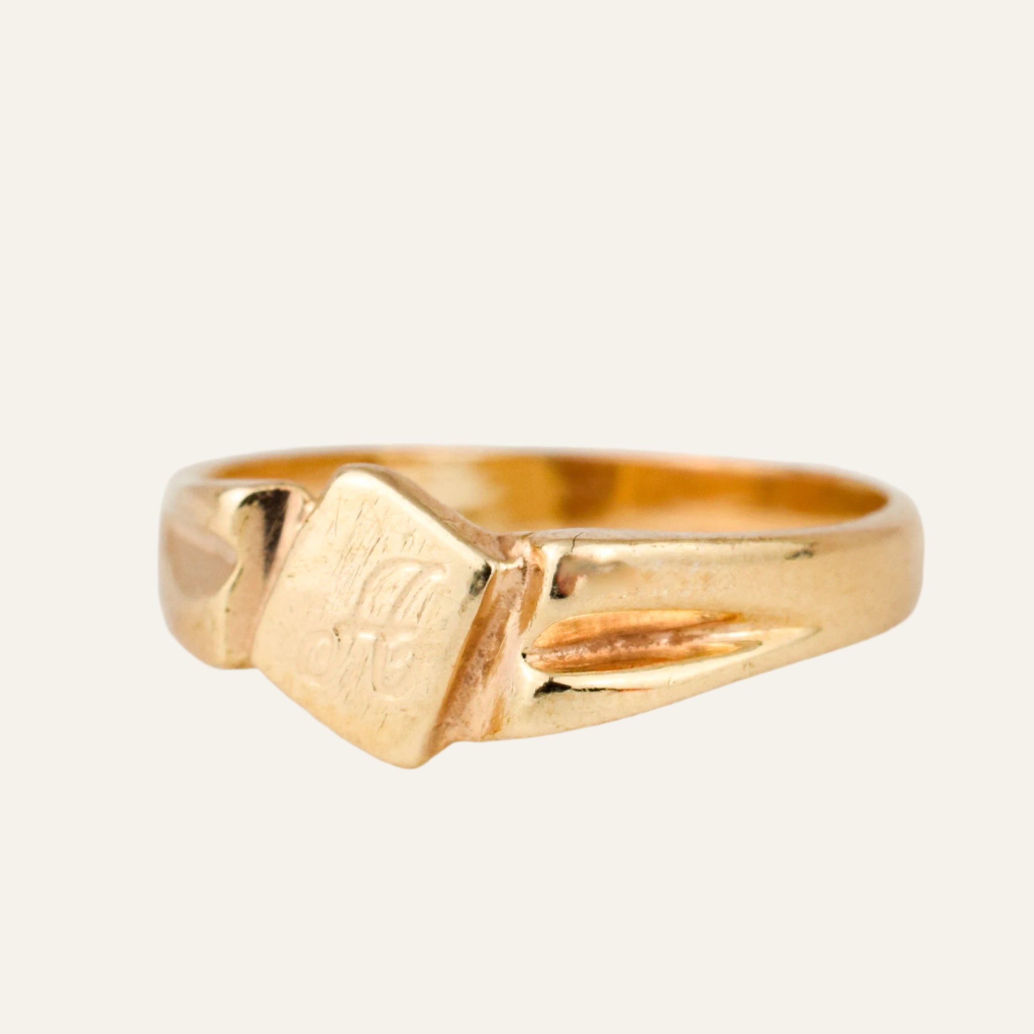 'A' Signet Ring