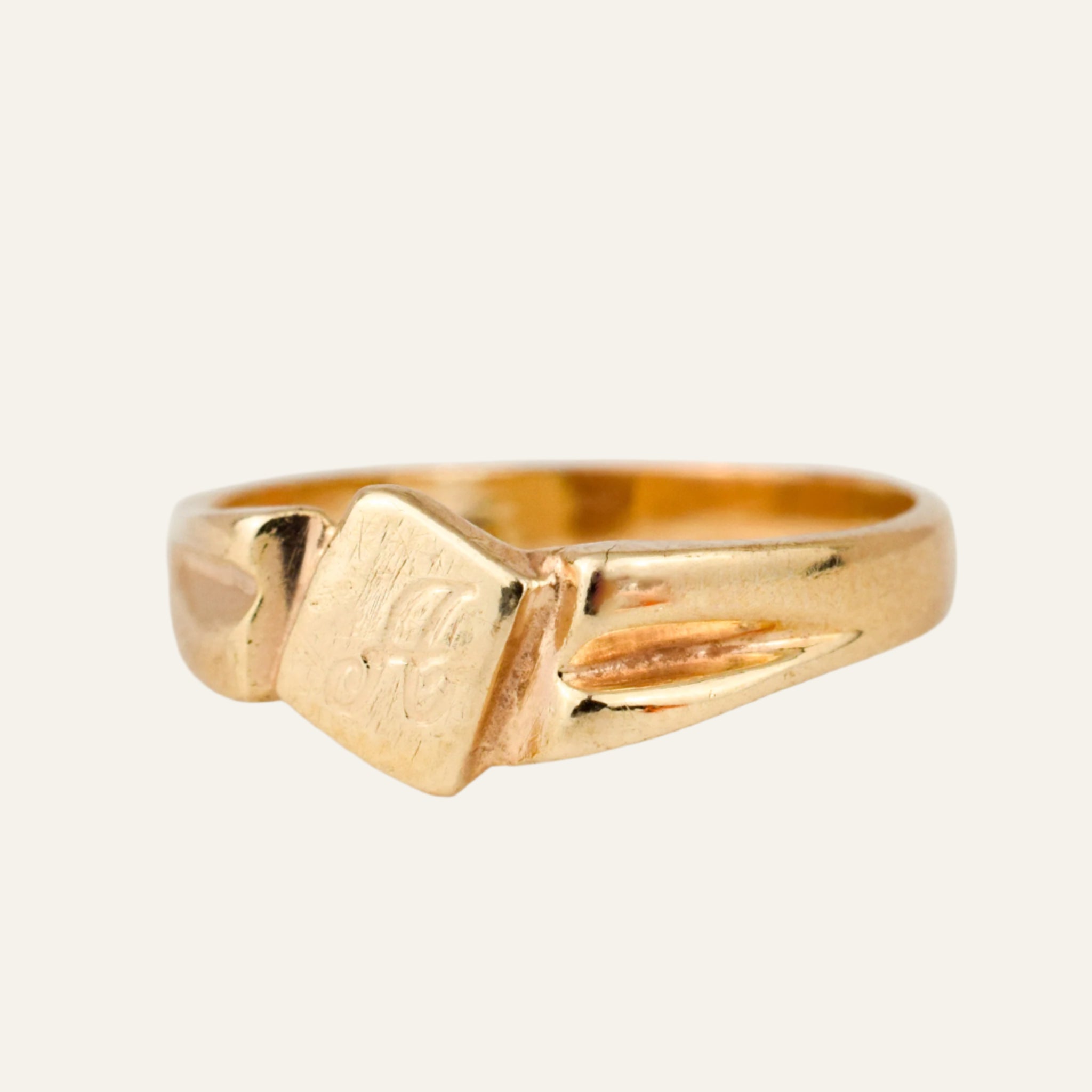 'A' Signet Ring