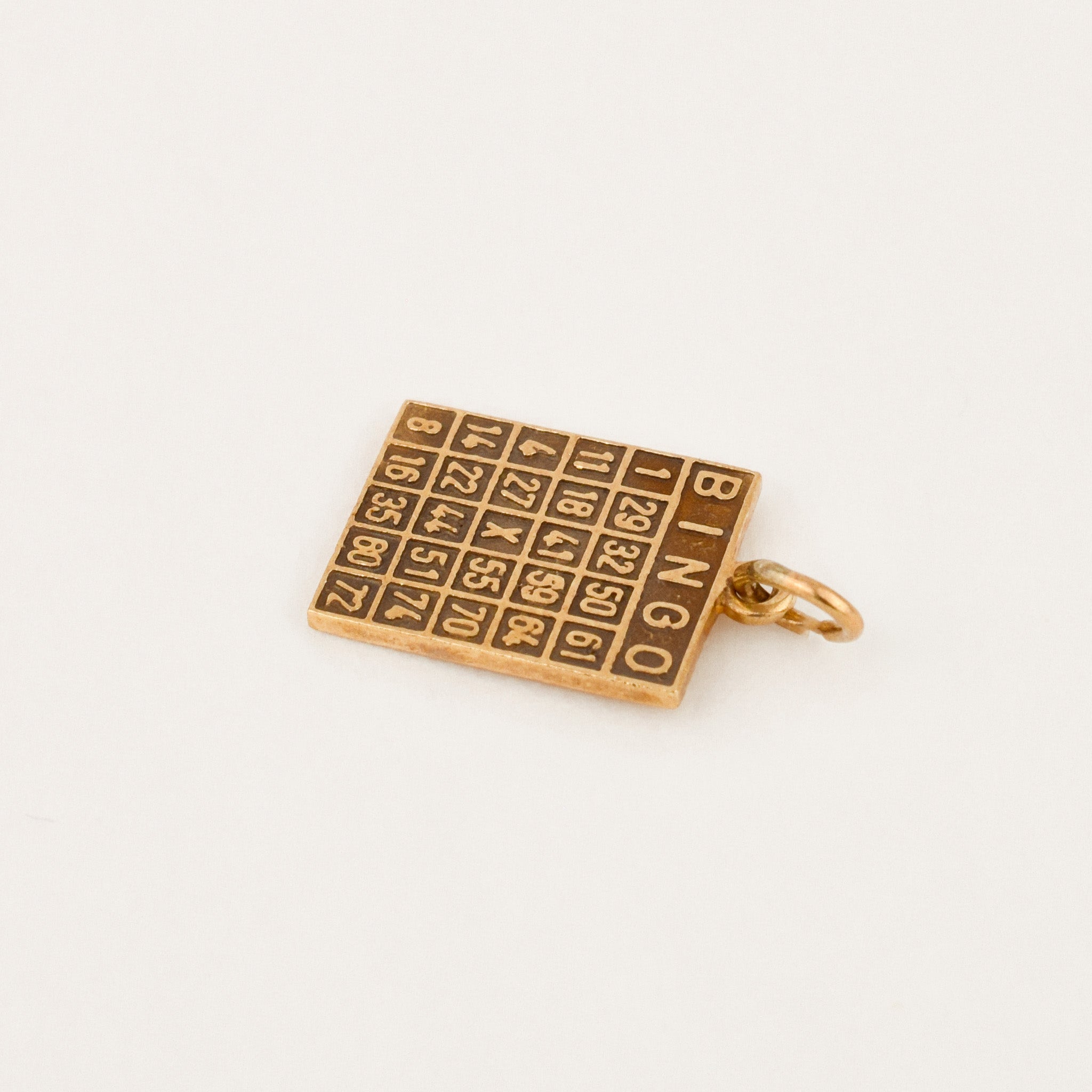 Gold Bingo Charm