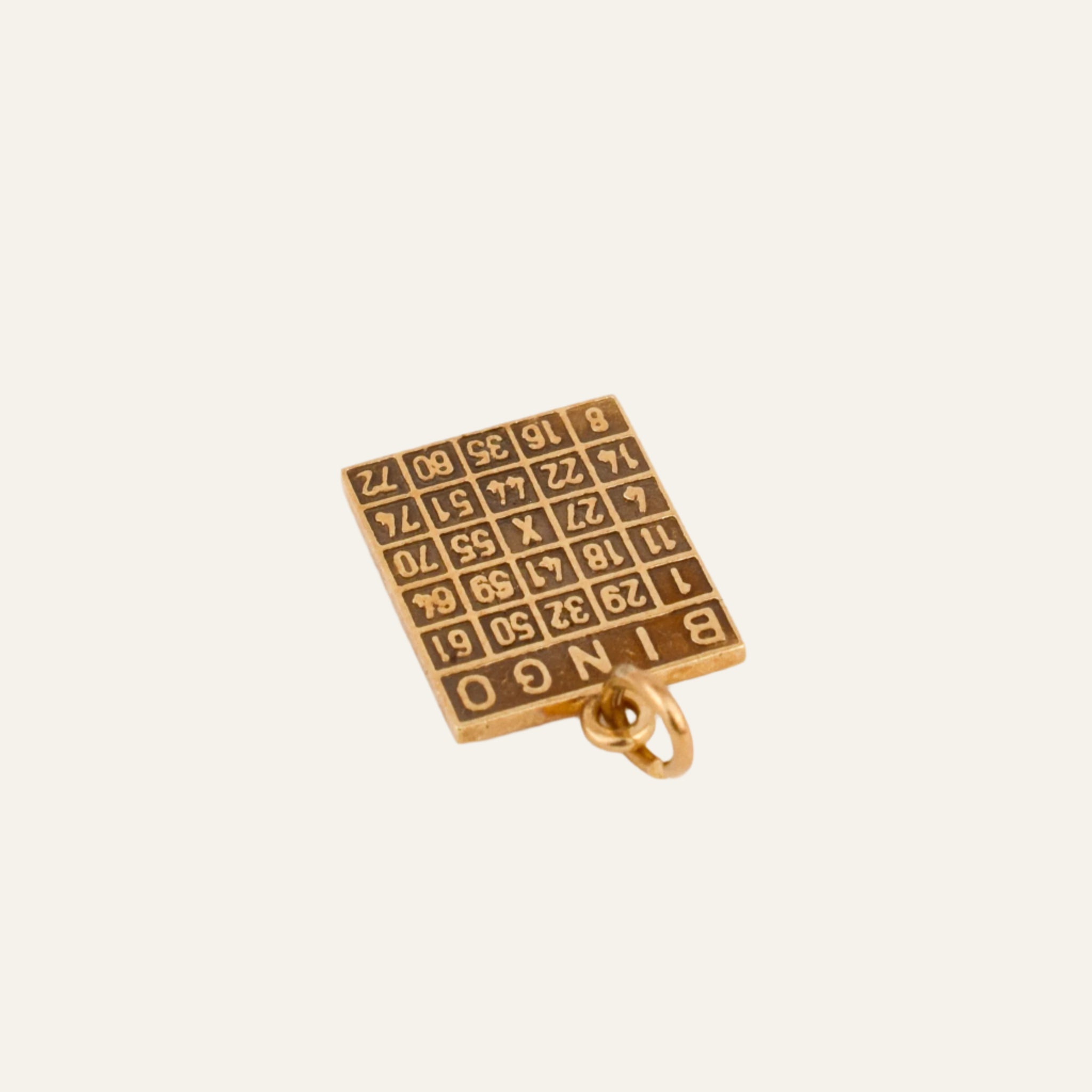 Gold Bingo Charm