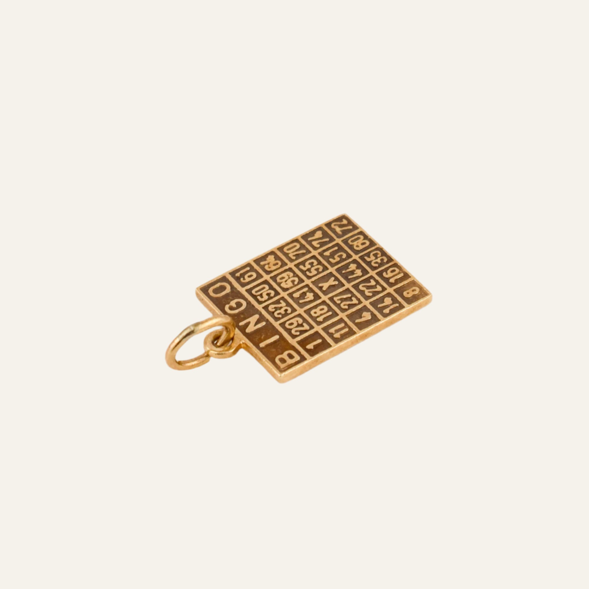 Gold Bingo Charm