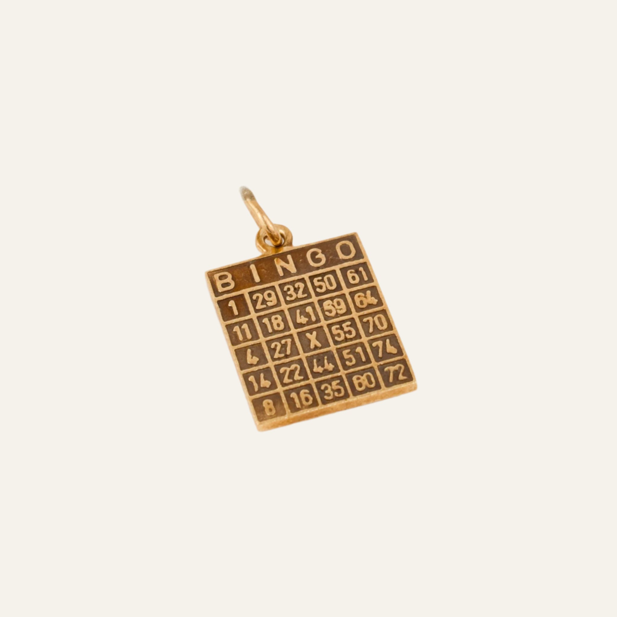 Gold Bingo Charm