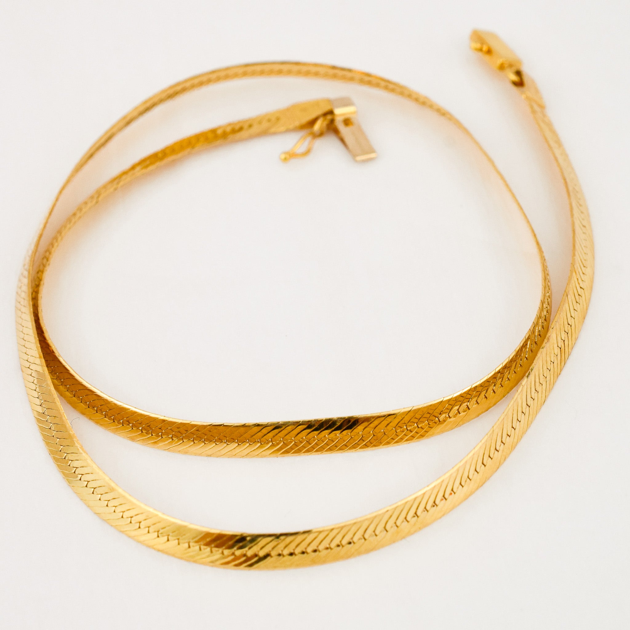 16.5" Herringbone Chain Necklace