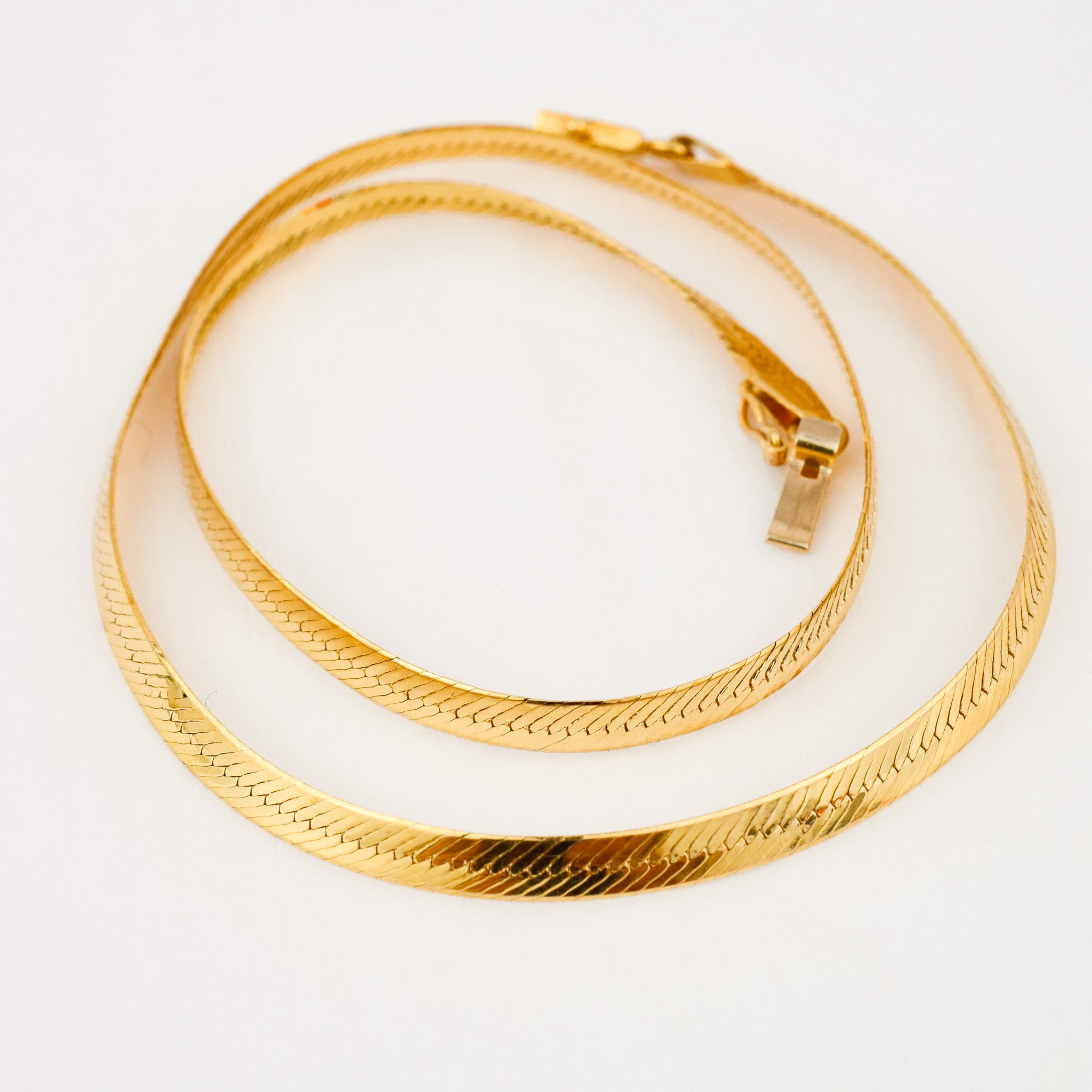 16.5" Herringbone Chain Necklace