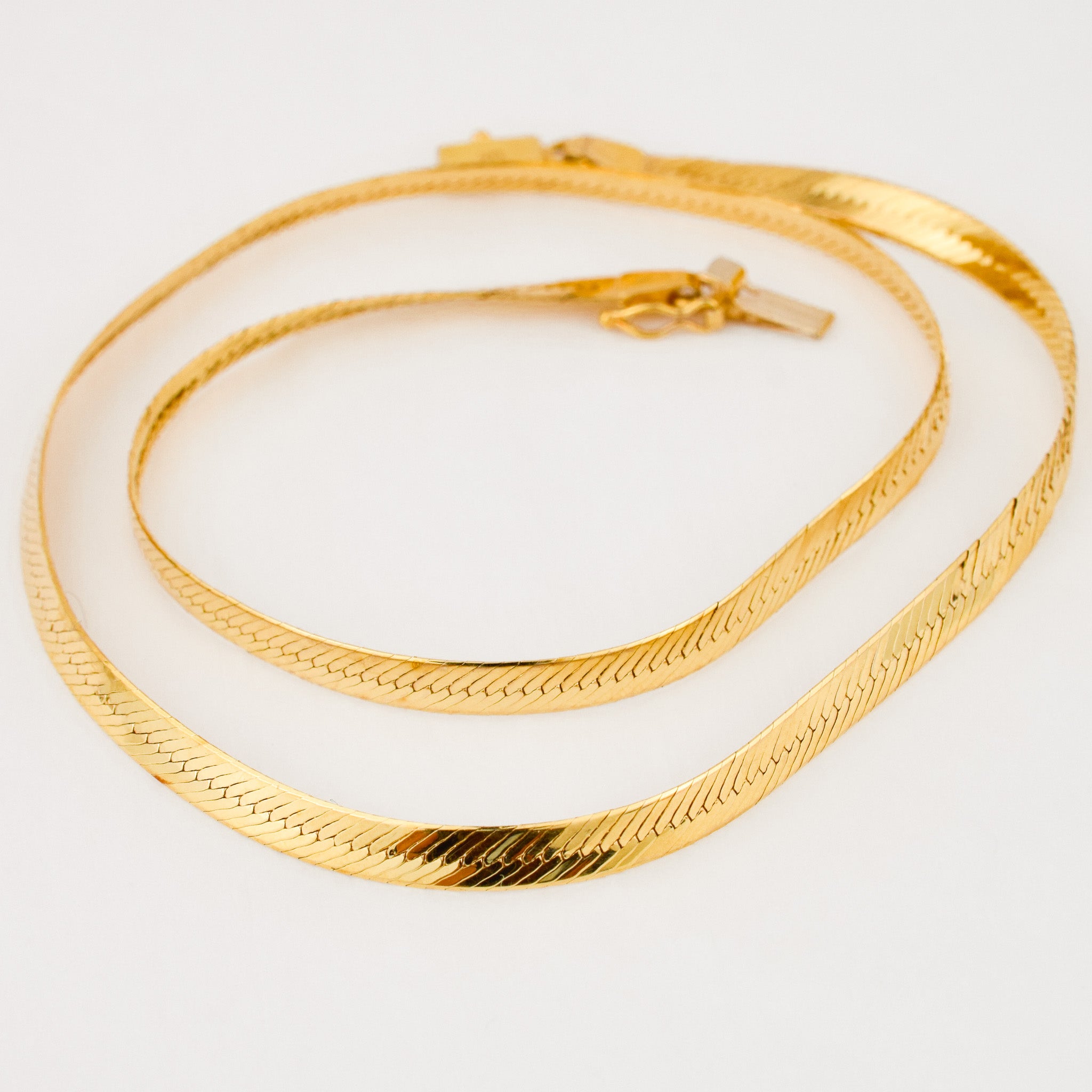 16.5" Herringbone Chain Necklace