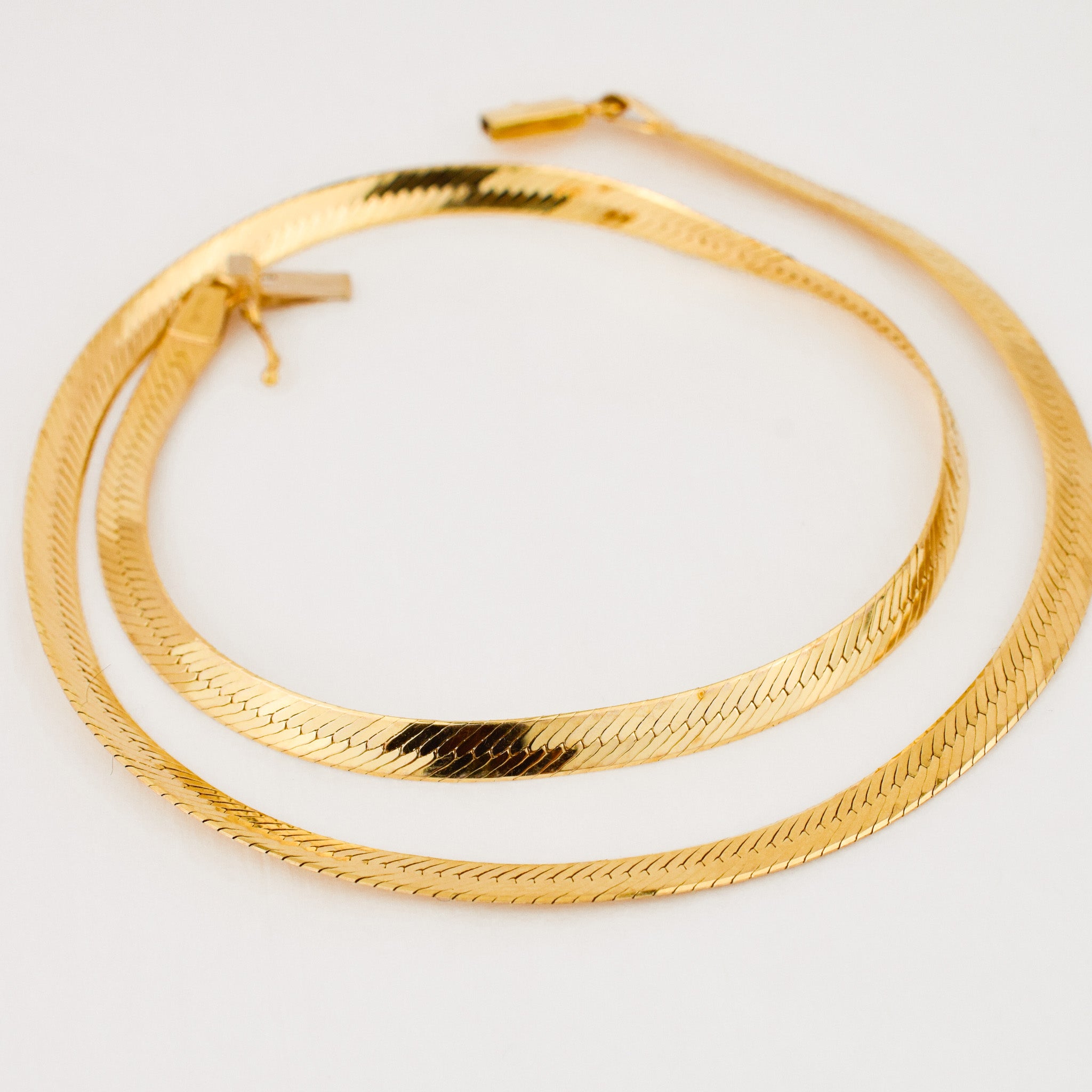 16.5" Herringbone Chain Necklace