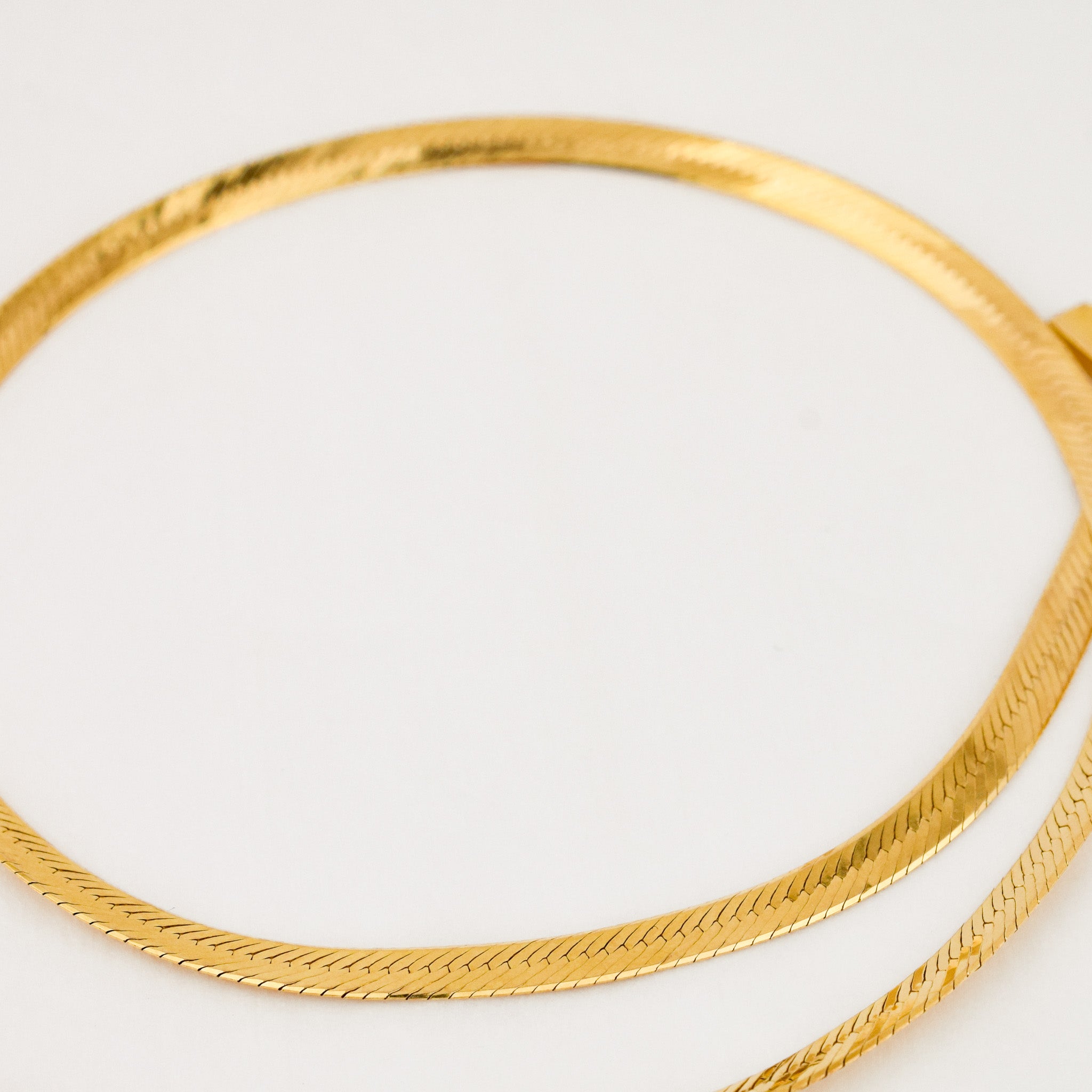 16.5" Herringbone Chain Necklace