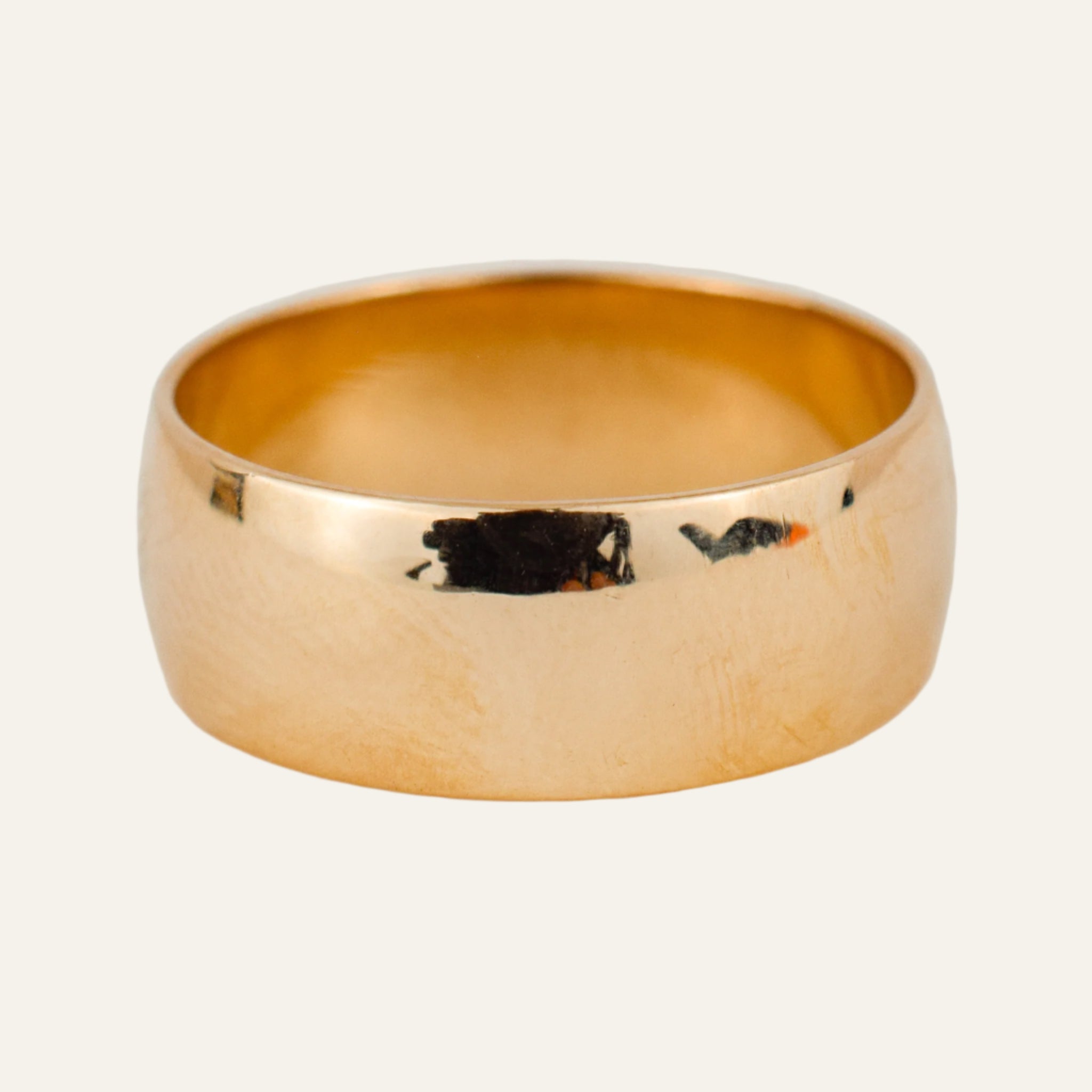 6.9 mm Wide Gold Band