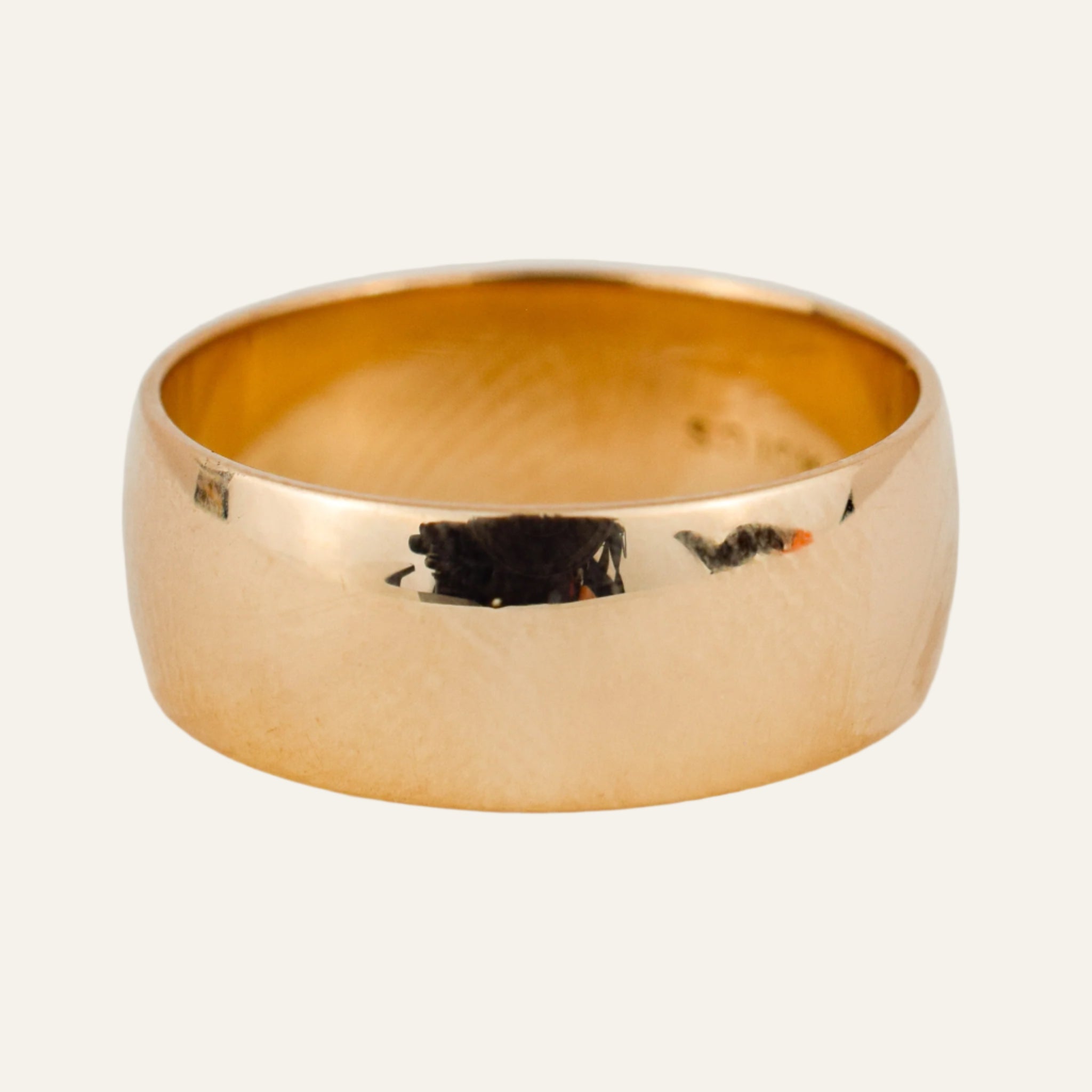 6.9 mm Wide Gold Band