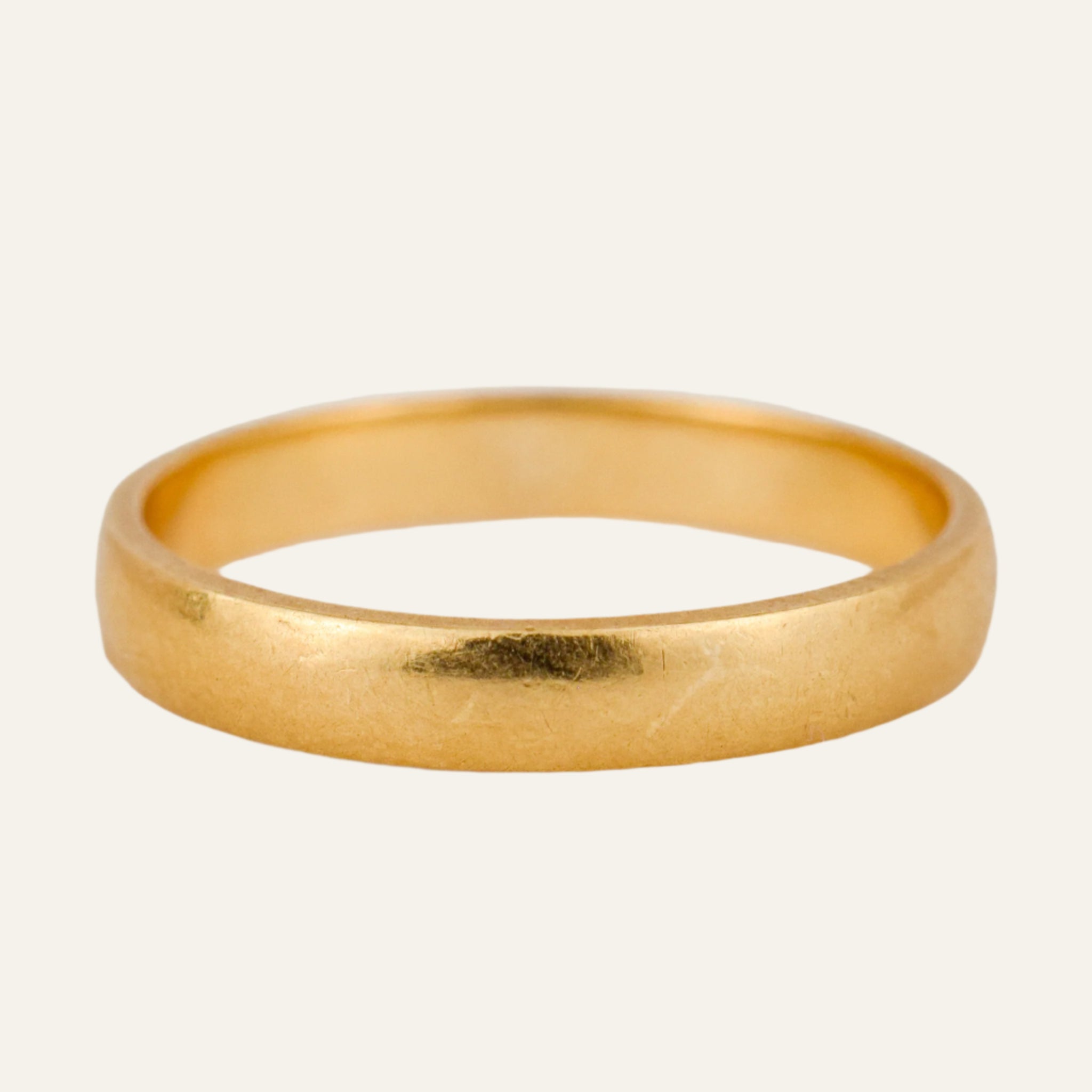 2.8 mm Brushed Gold Band