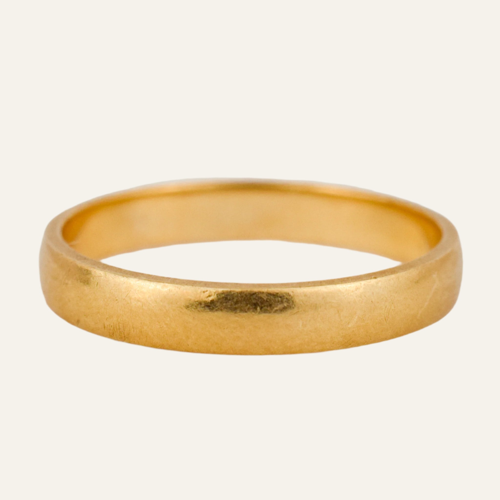 2.8 mm Brushed Gold Band