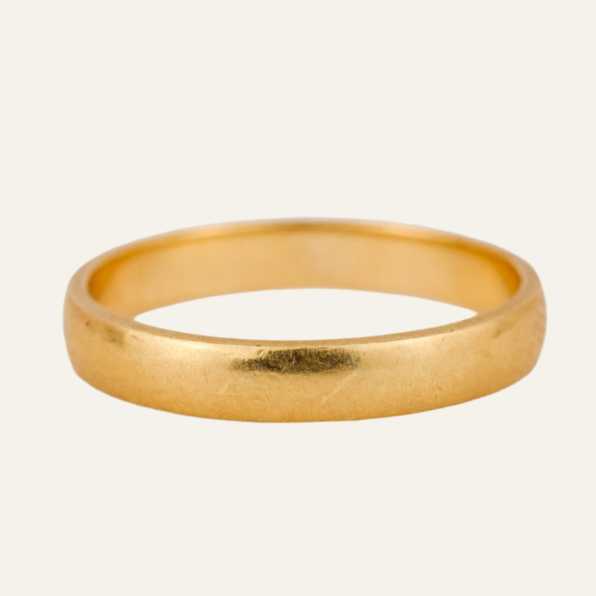 2.8 mm Brushed Gold Band