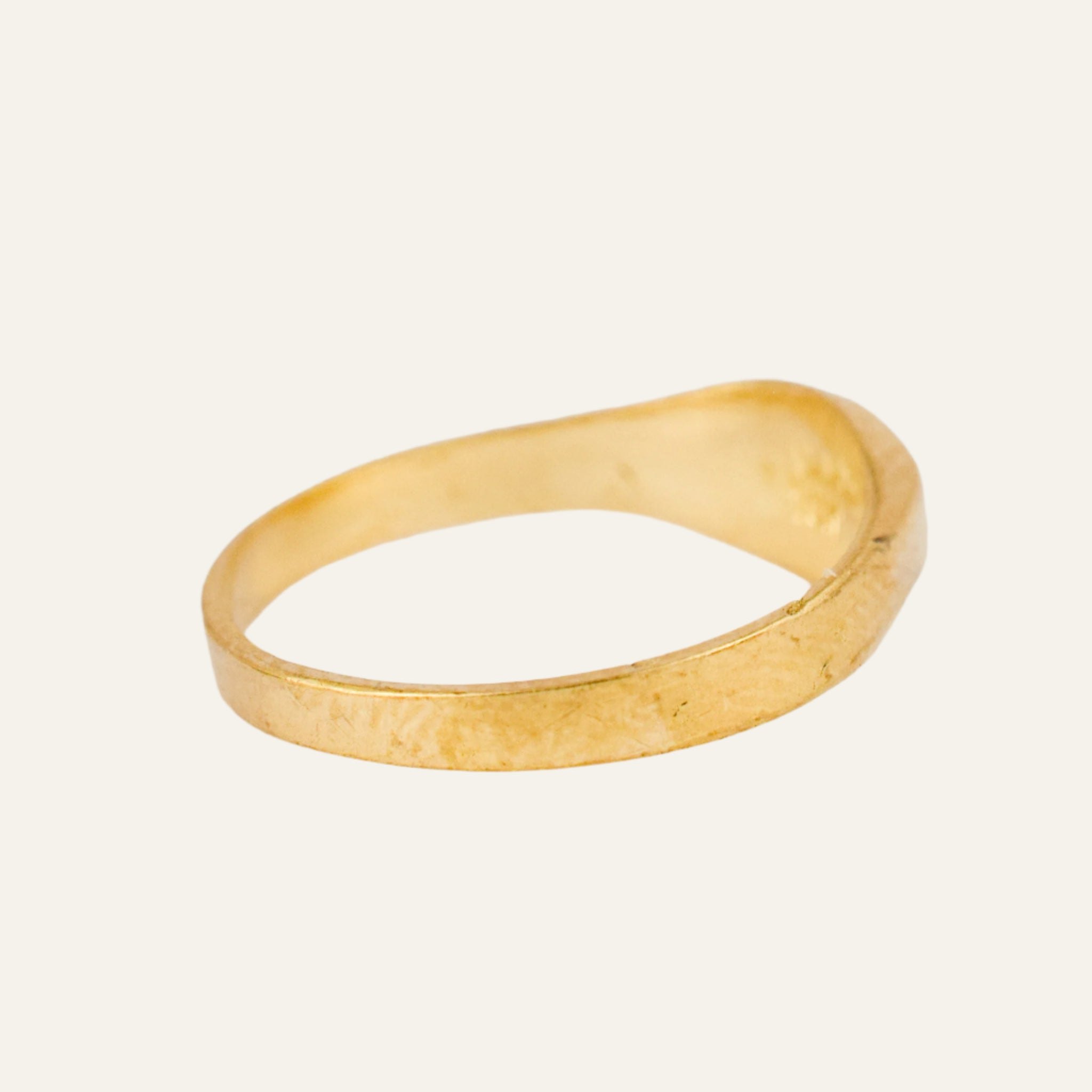 Blank Dainty Brushed Signet
