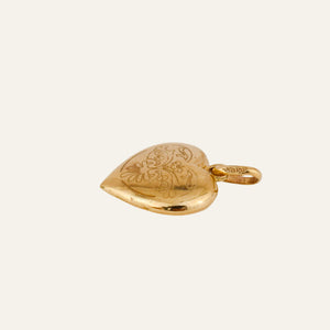 Heart Charm with Ornate Detail