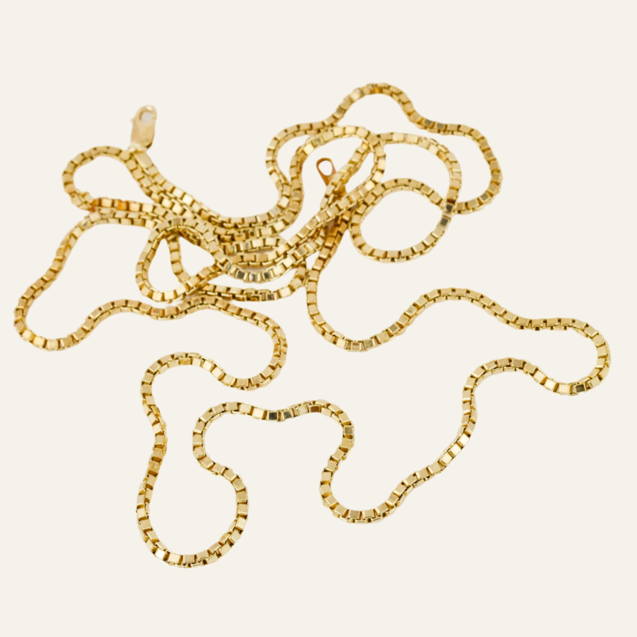 30" Box Link Chain Necklace