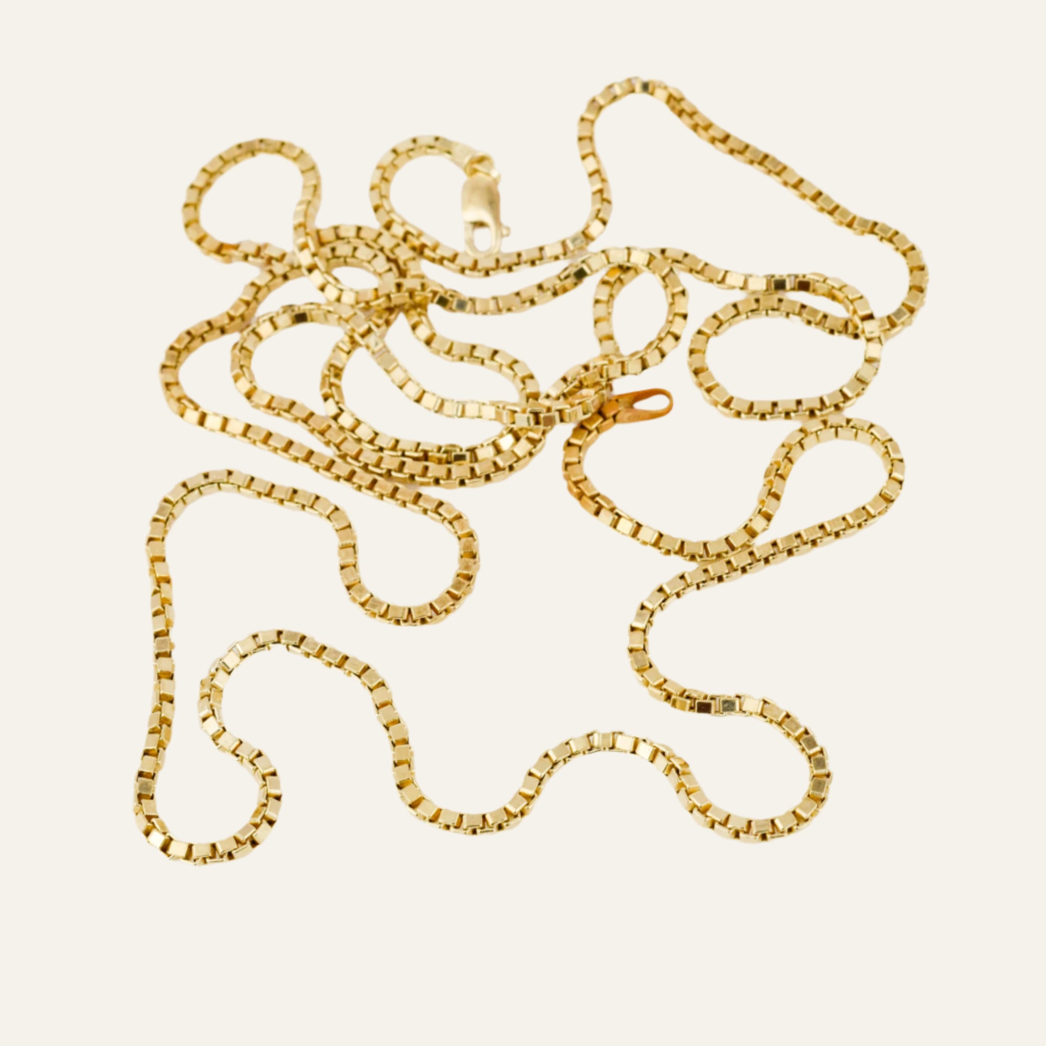 30" Box Link Chain Necklace
