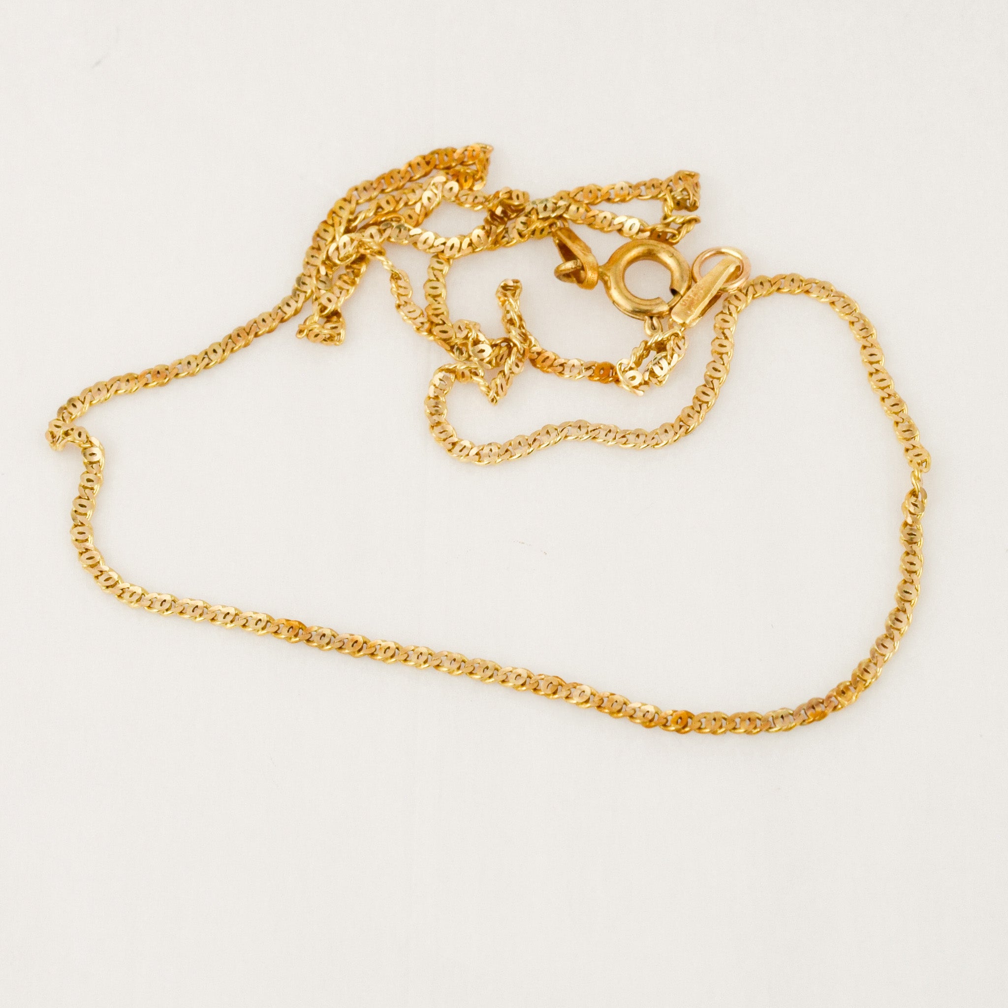 16.25" Sparking Dainty Chain Necklace