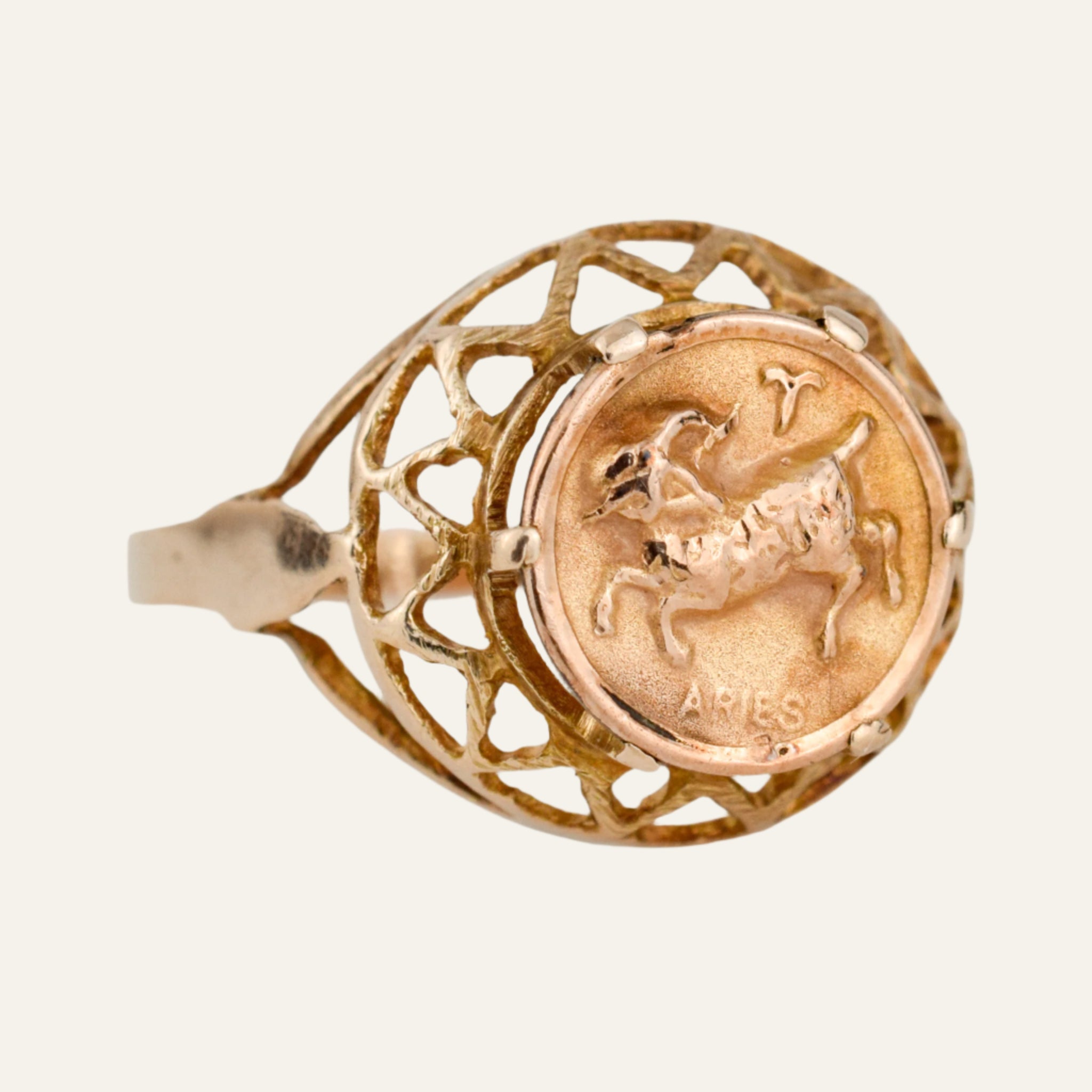 Aries Zodiac Ring