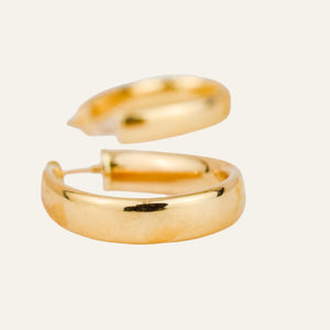 30.4 mm Oval Hoop Earrings