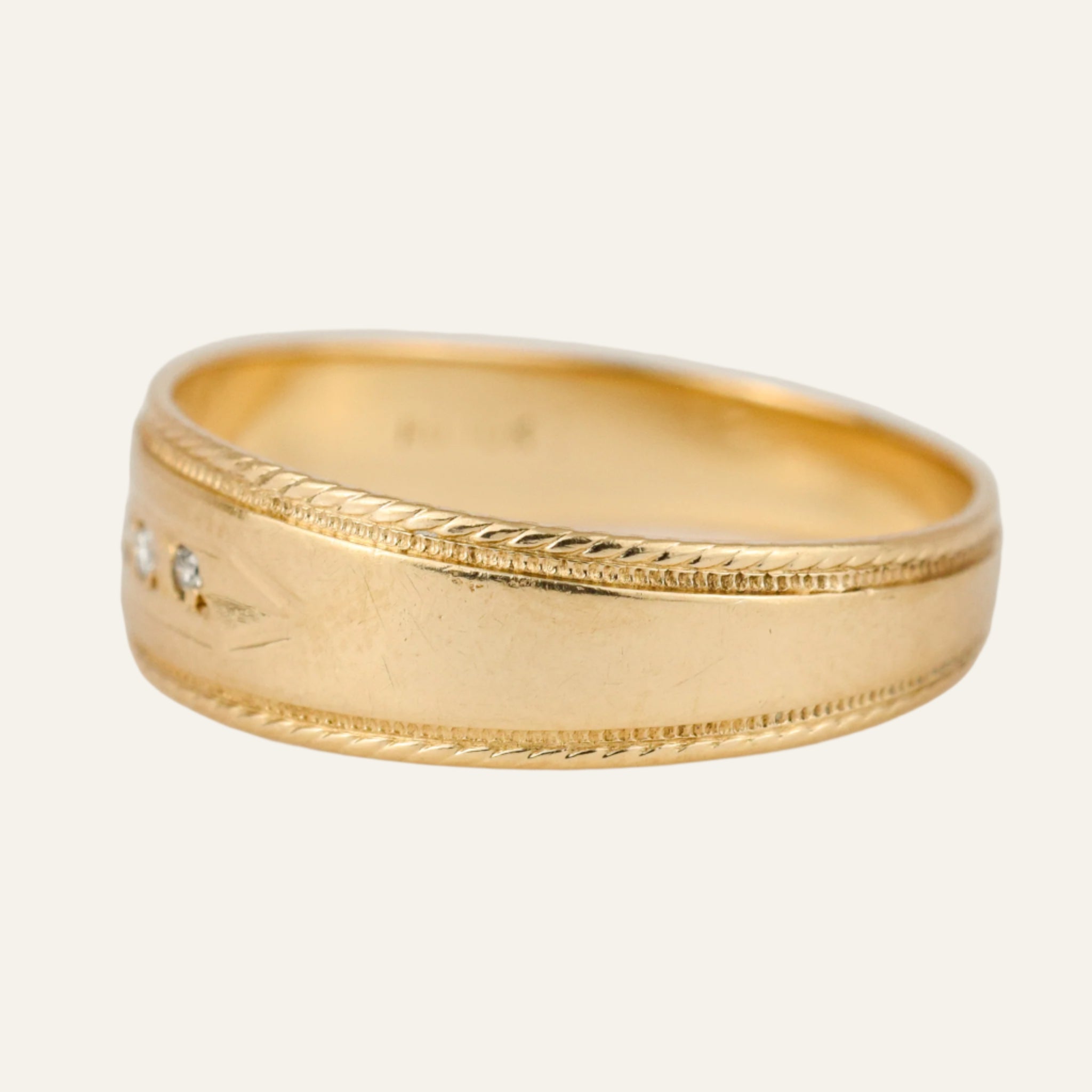 Horizontal Diamond Trilogy Ring