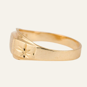'TH' Signet Ring