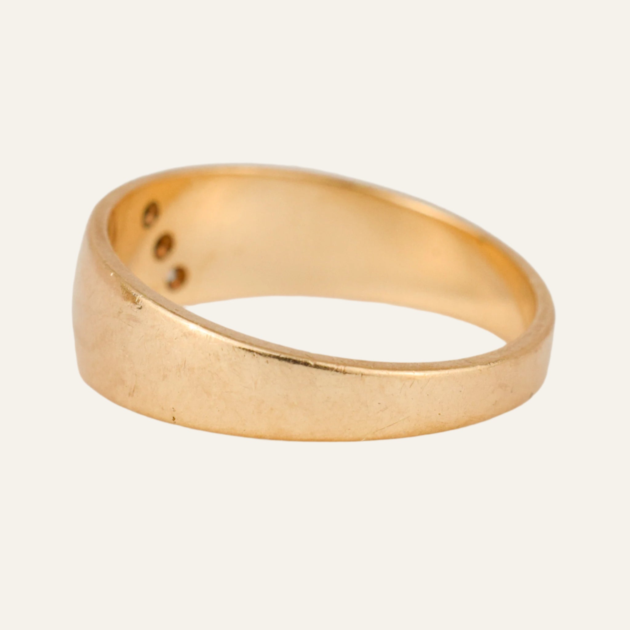 Vertical Diamond Trilogy Ring