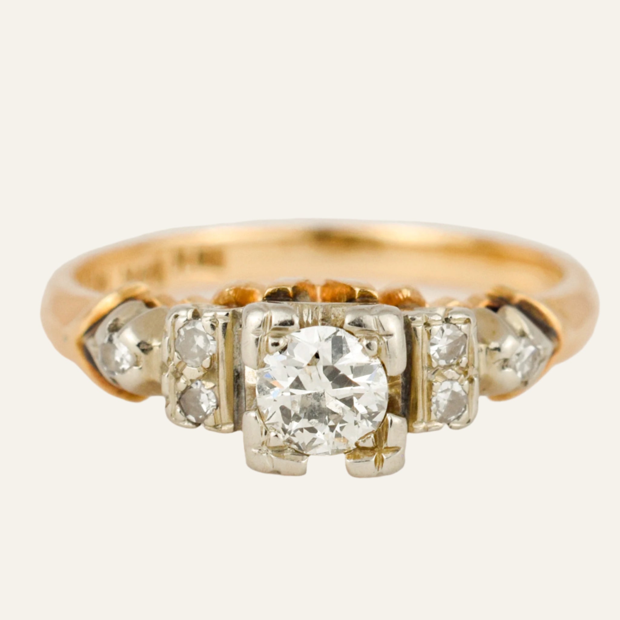 Vintage Diamond Engagement Ring