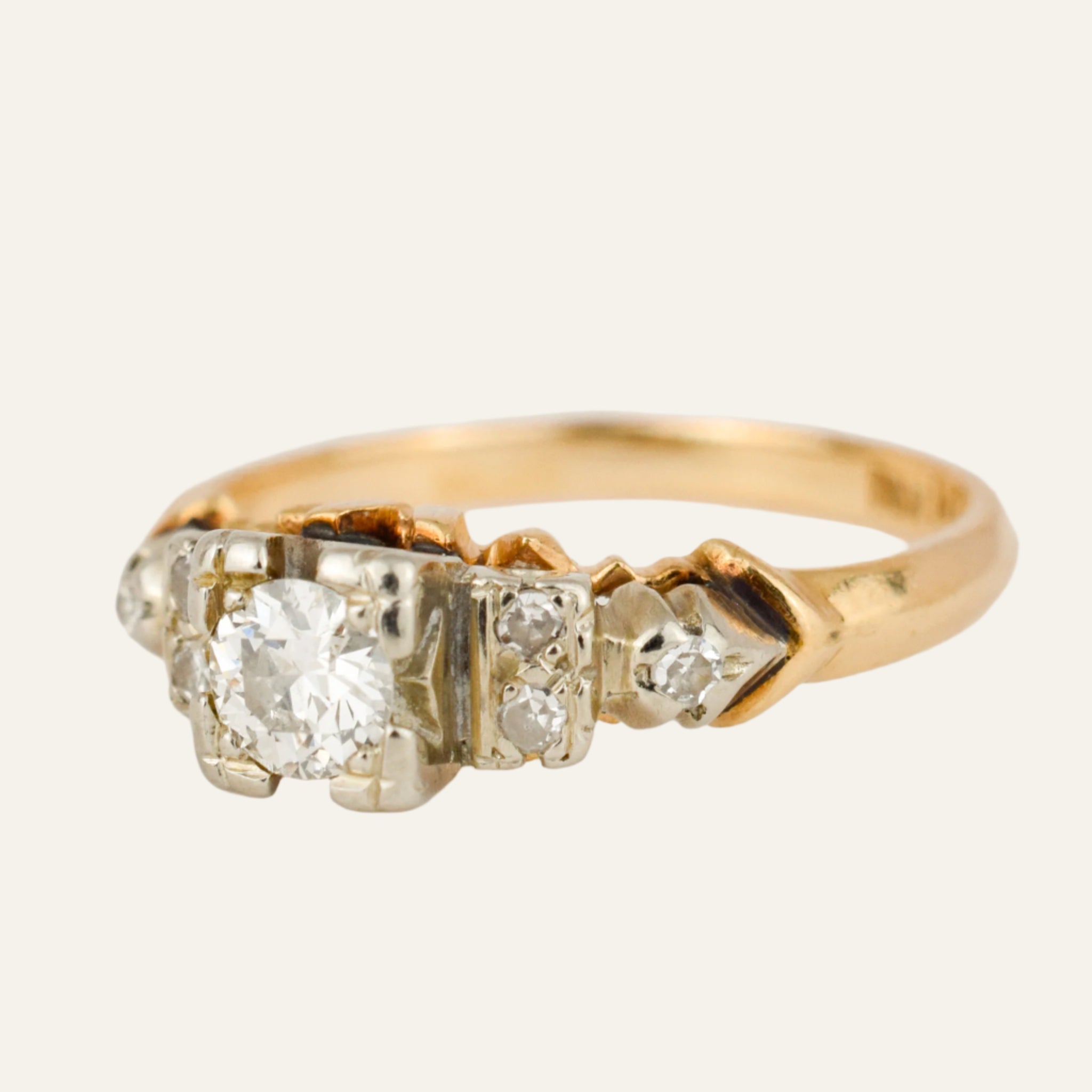 Vintage Diamond Engagement Ring