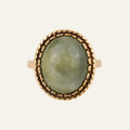 Nephrite Cabochon Ring