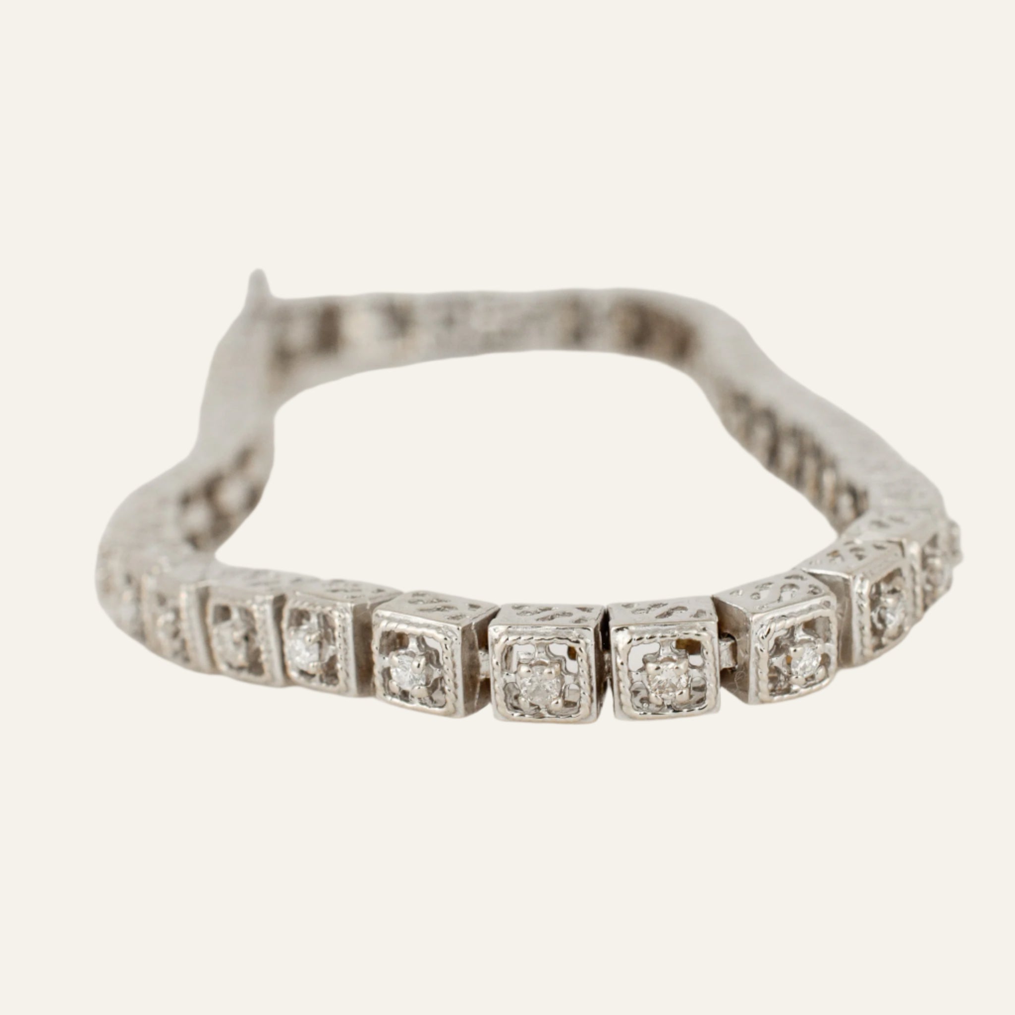 7 1/4" Antique Diamond Bracelet