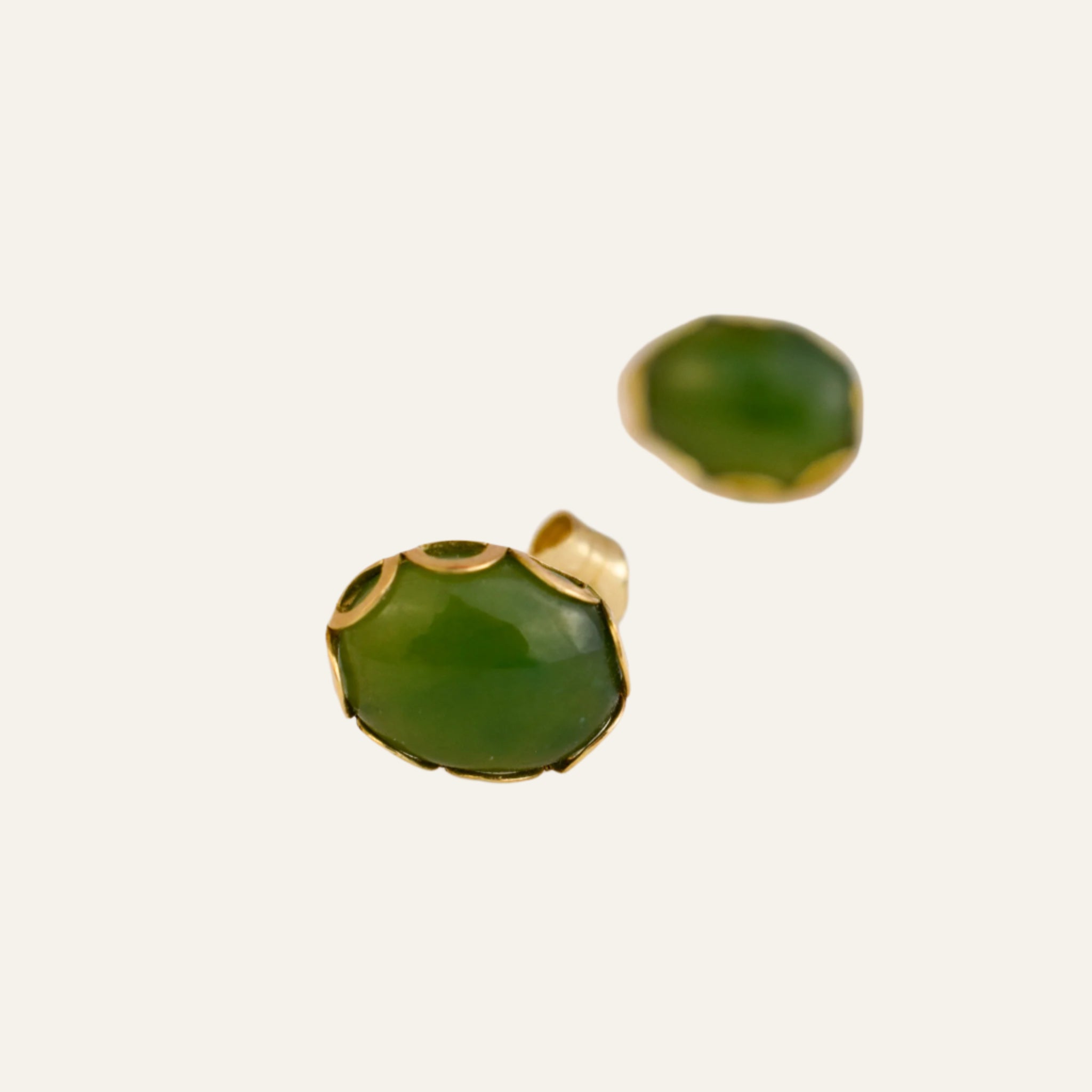 Jade Stud Earrings