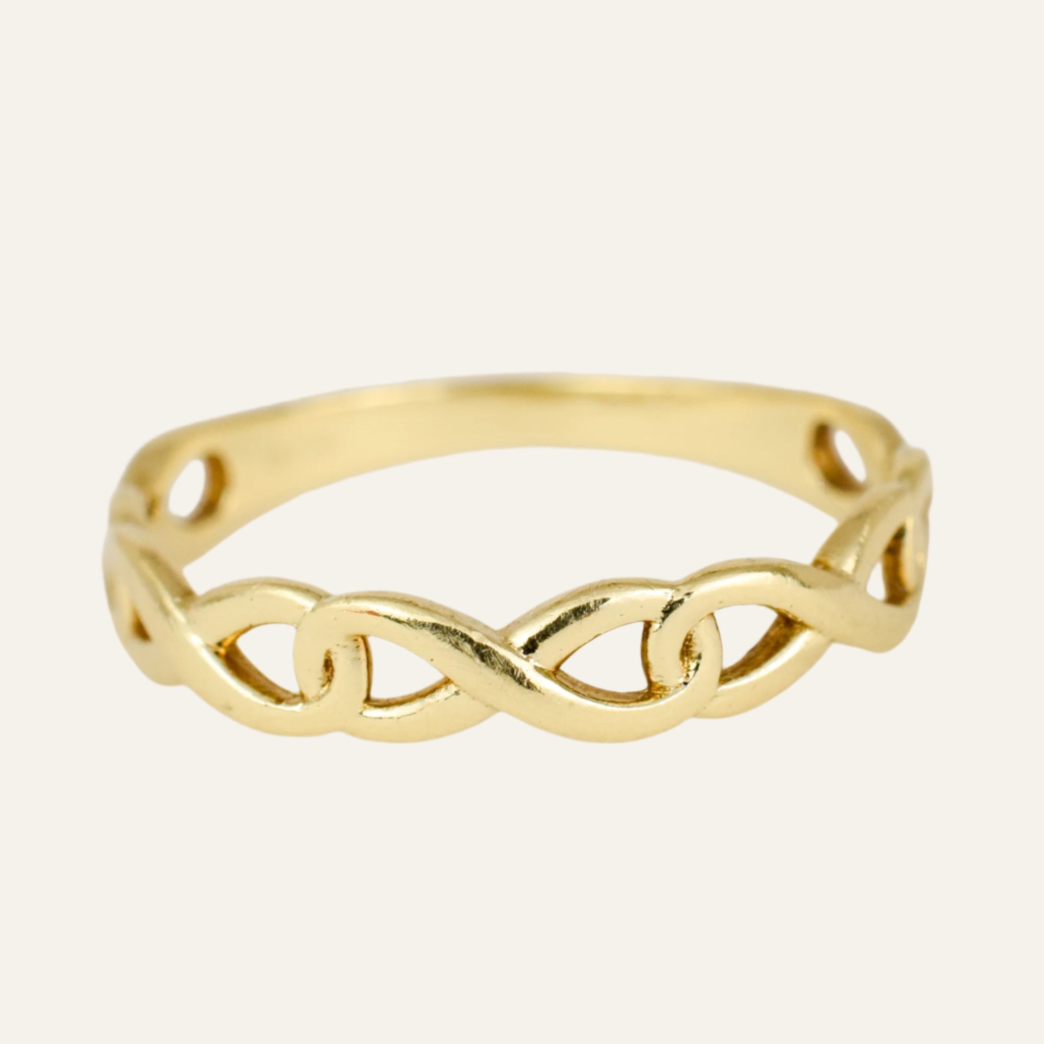 Vintage Gold Infinity Band For Timeless Elegance – Folklor