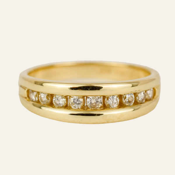 9 Diamond Channel Set Band