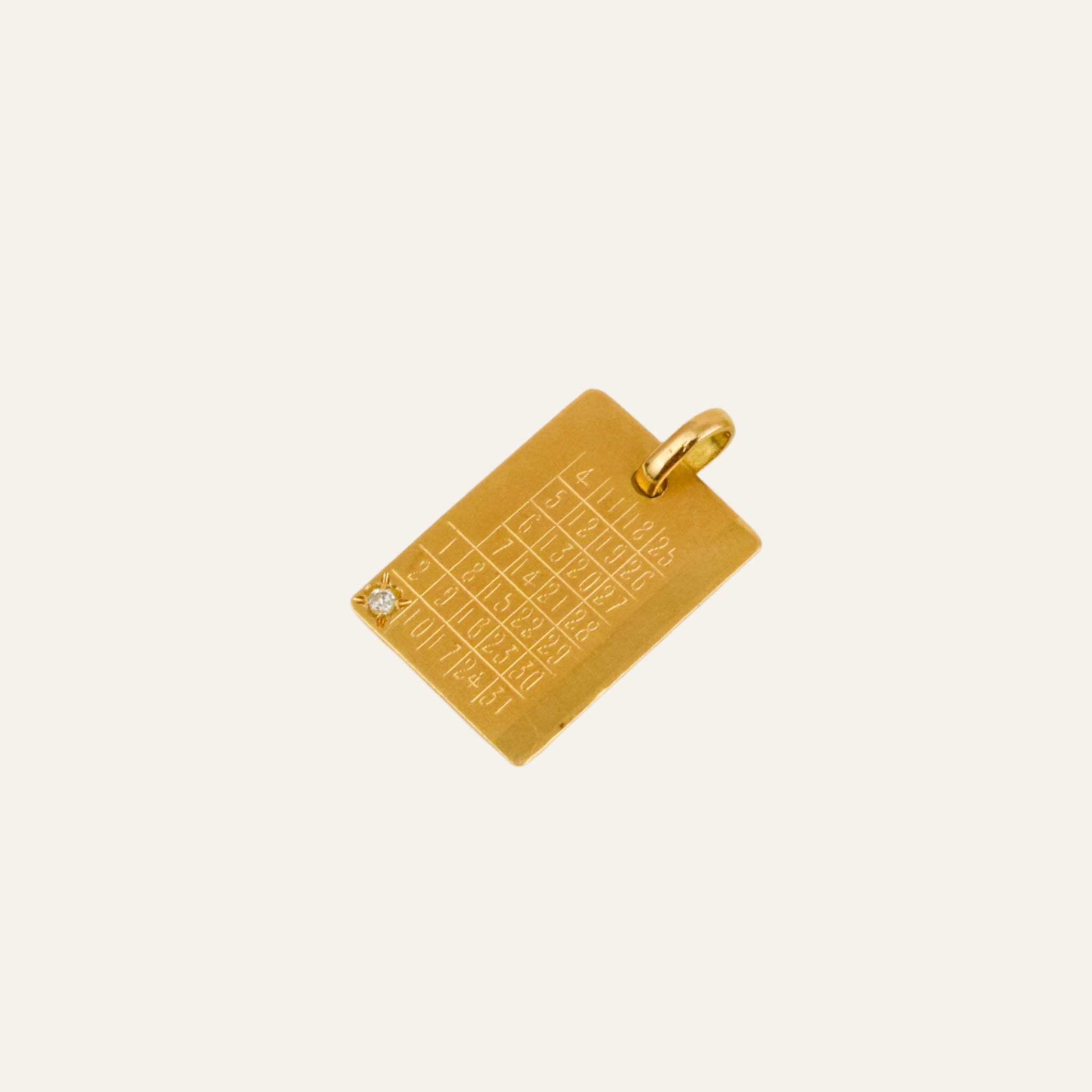 The 3rd Calendar Pendant