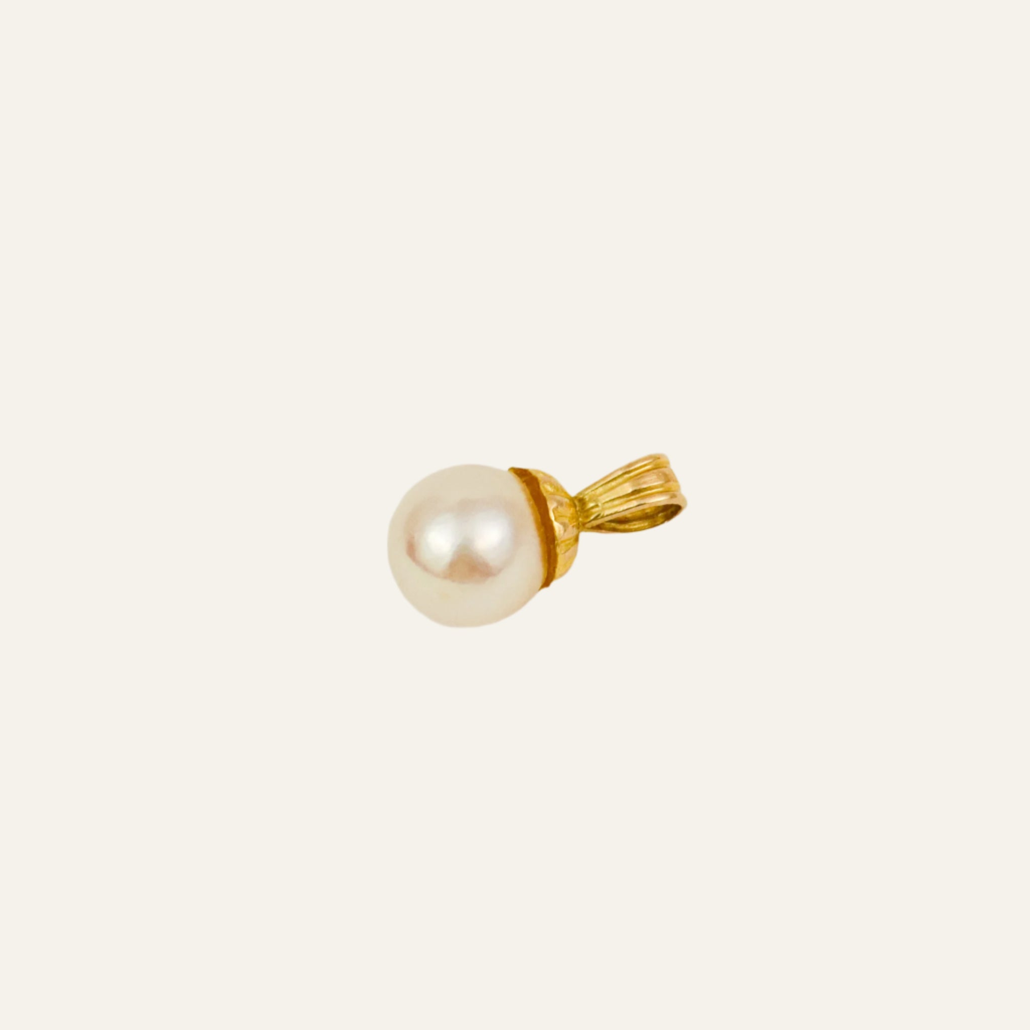 Dainty Drop Pearl Charm