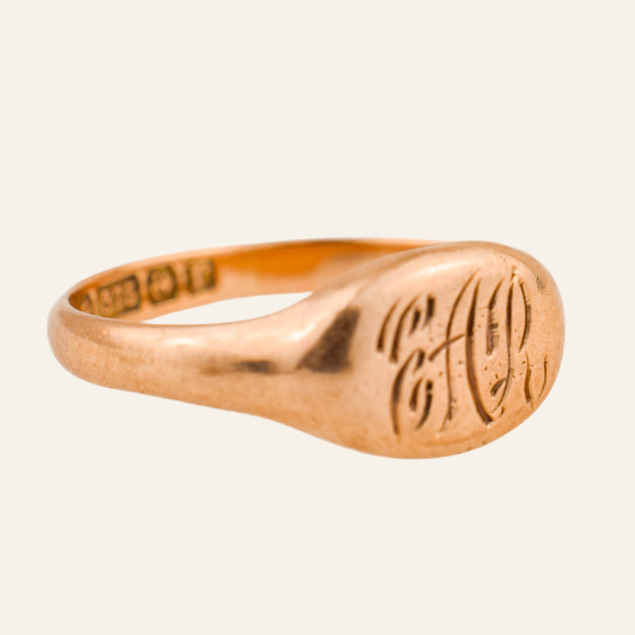 antique 'EAR' Signet Ring