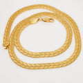 18.5" Double Sided Herringbone Necklace