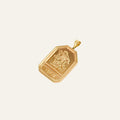 Vintage Virgo Zodiac Pendant