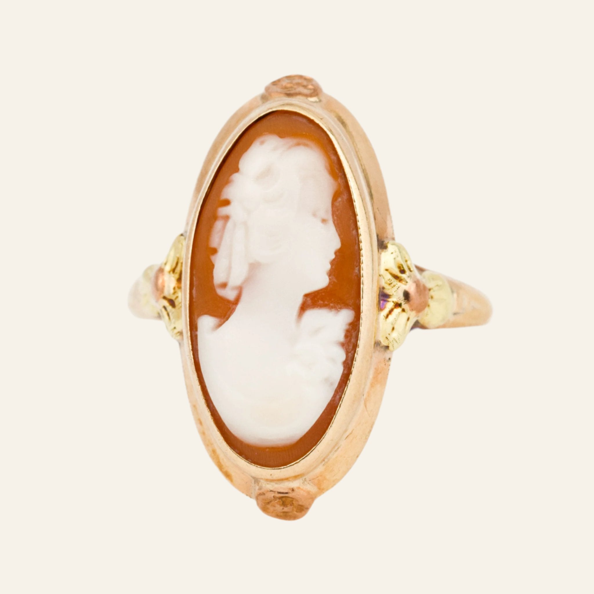 vintage 10k Cameo Ring