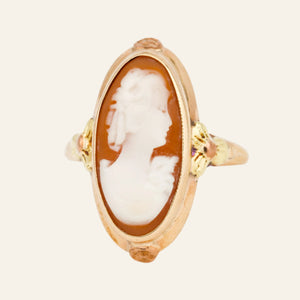 vintage 10k Cameo Ring