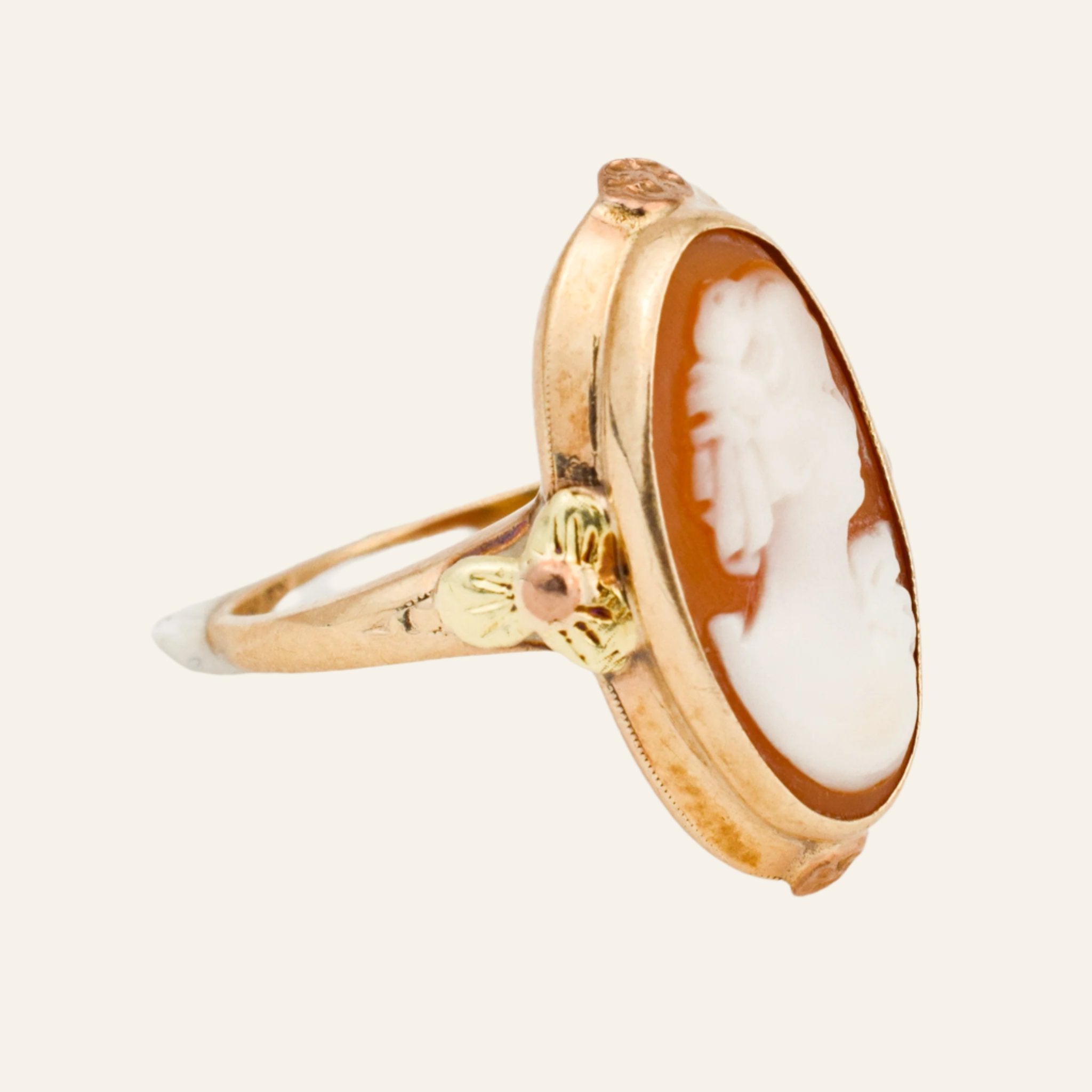 vintage 10k Cameo Ring